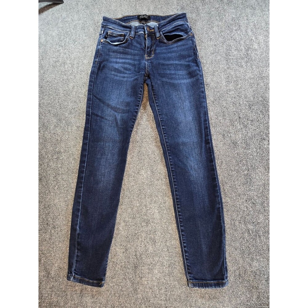 Judy Blue Skinny Jeans Womens 27 Dark Wash Stretch Denim Mid Rise